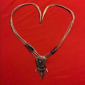 Southwest silver necklace